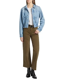 Juliet Cropped Denim Jacket
