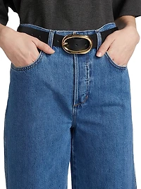 Masha Super High-Rise Wide-Leg Cropped Jeans