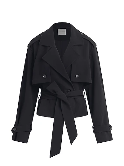 The Cropped Charles Trench Jacket