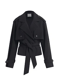 The Cropped Charles Trench Jacket