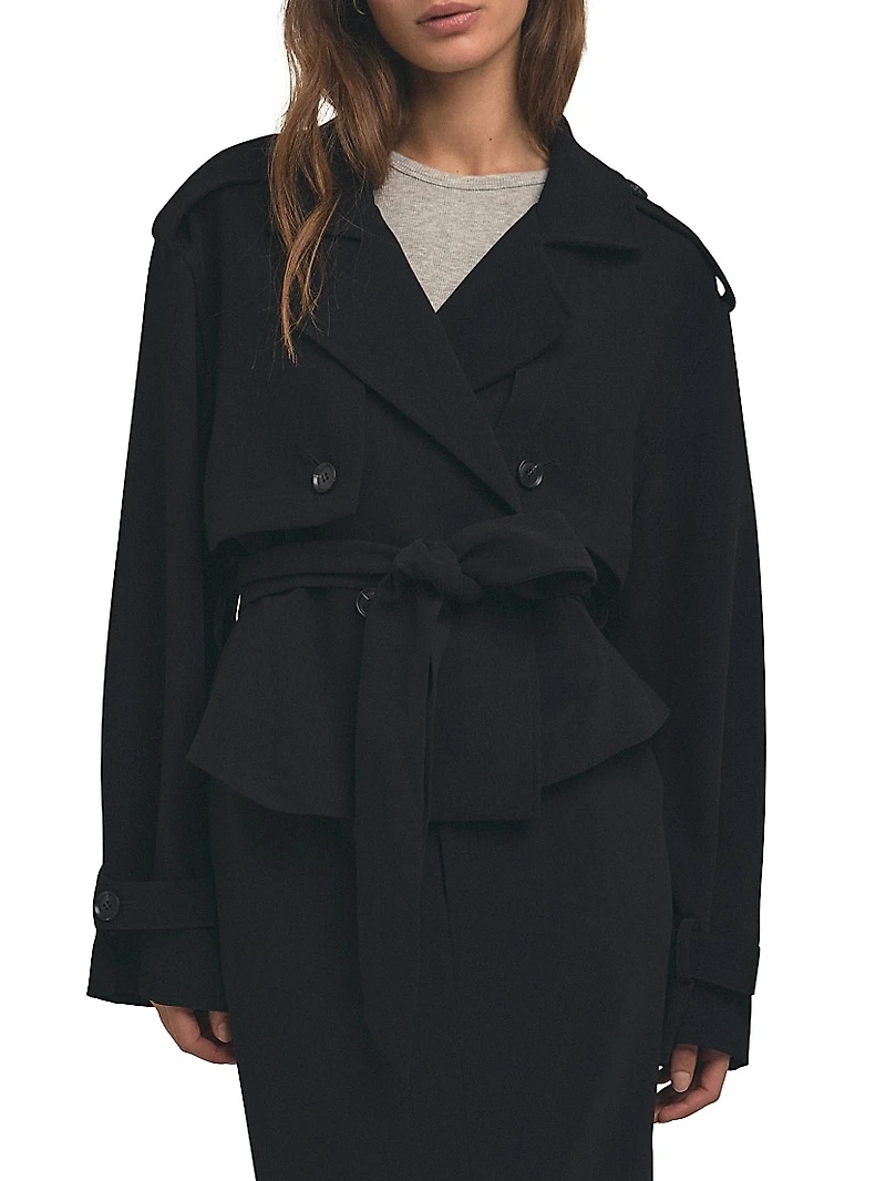 The Cropped Charles Trench Jacket