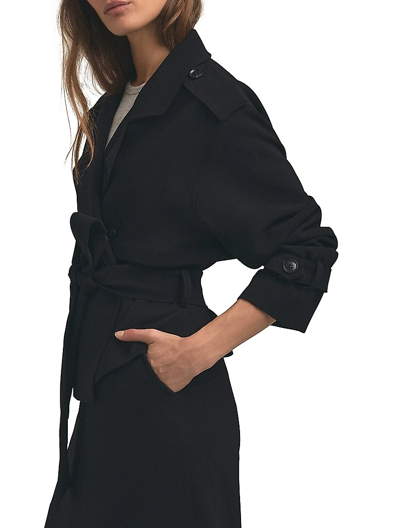 The Cropped Charles Trench Jacket