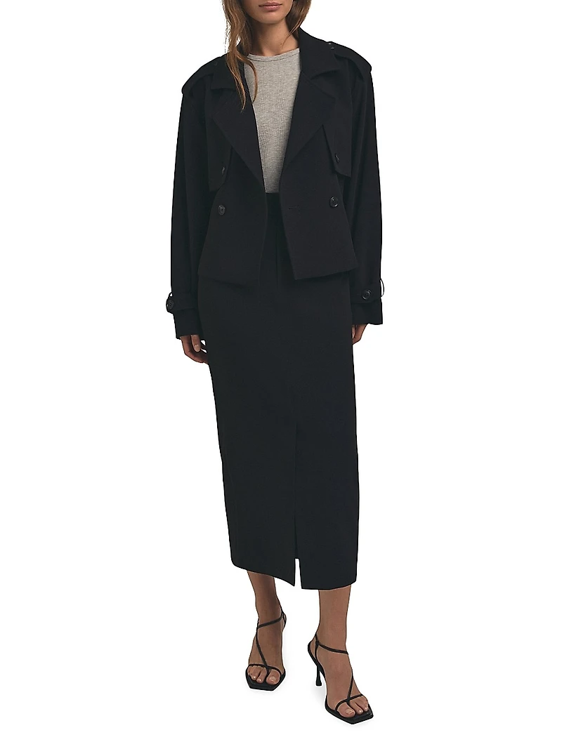 The Cropped Charles Trench Jacket