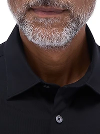 Miles Stretch Cotton Button-Front Shirt