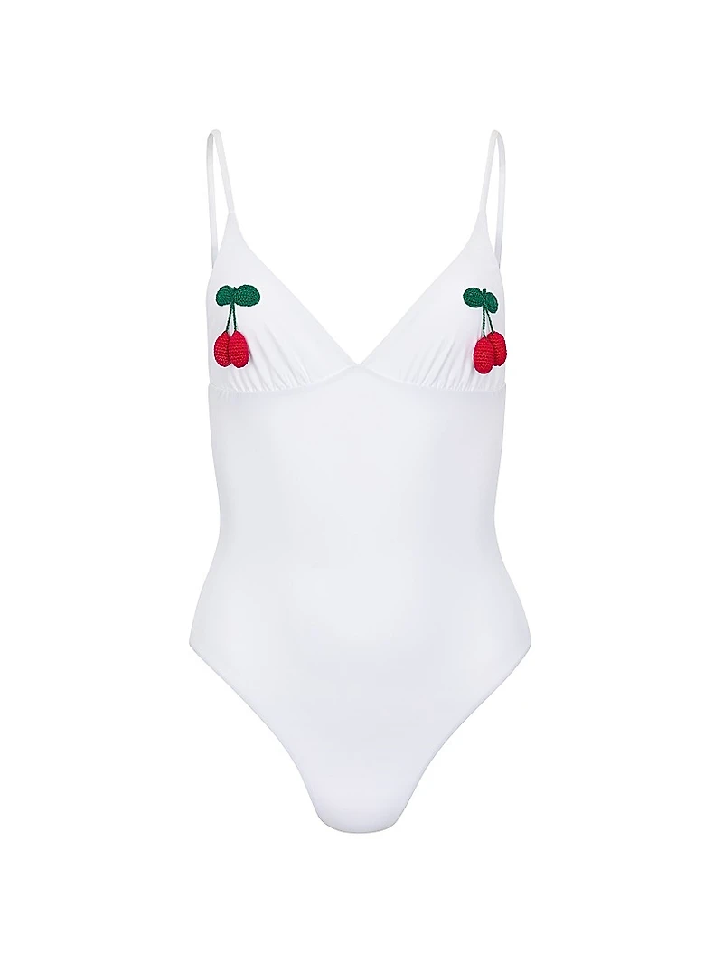 Catherine with Cherries One Piece Swimsuit