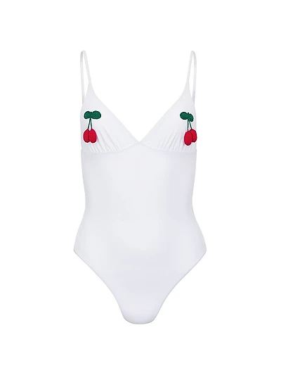 Catherine with Cherries One Piece Swimsuit