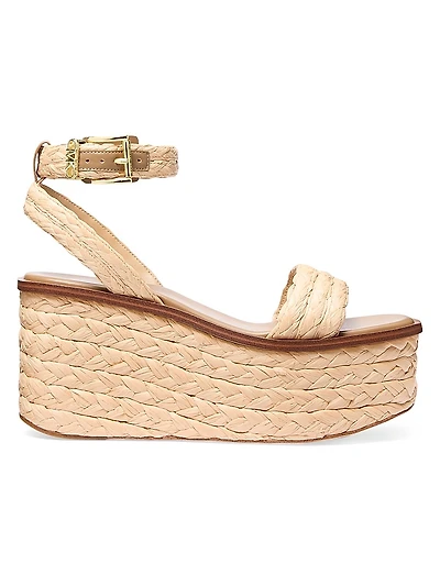 Sandra 90MM Jute-Wrapped Flatform Sandals