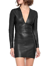 Demeter Stretch Suede Dress