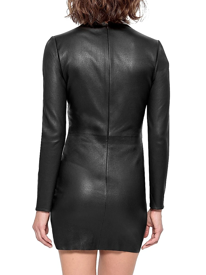 Demeter Stretch Suede Dress