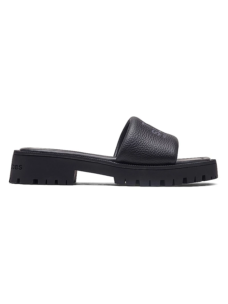 The Slide Leather Sandals