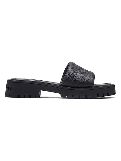 The Slide Leather Sandals