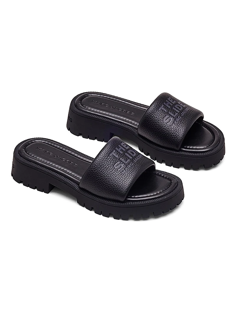 The Slide Leather Sandals