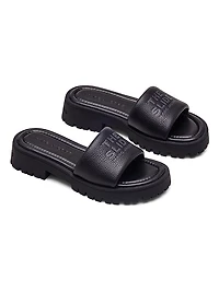 The Slide Leather Sandals