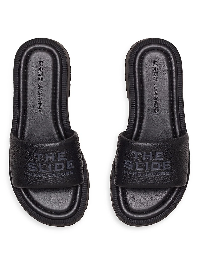 The Slide Leather Sandals