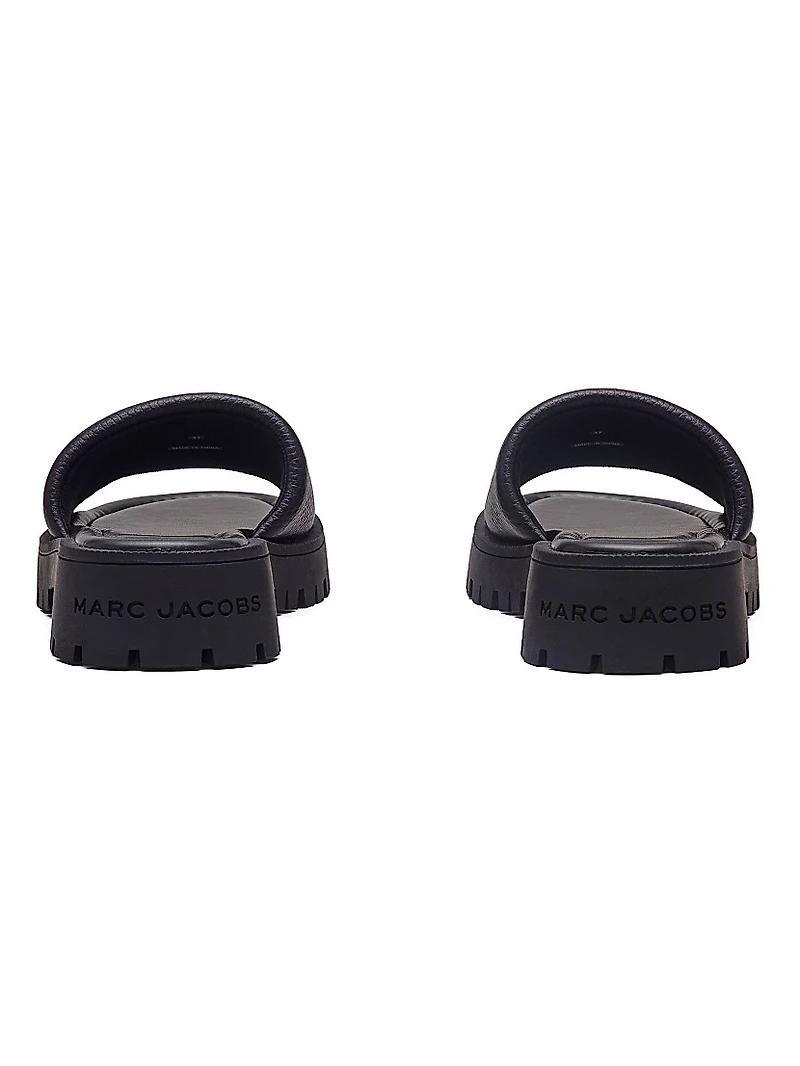 The Slide Leather Sandals