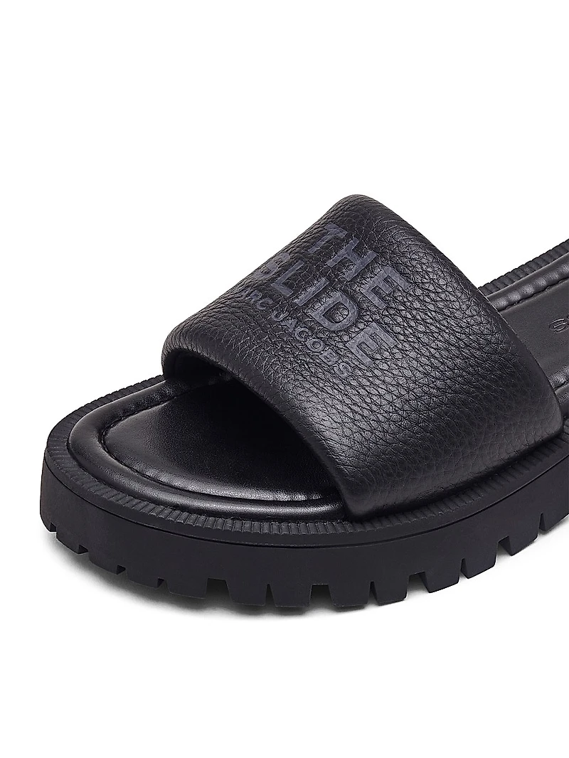 The Slide Leather Sandals