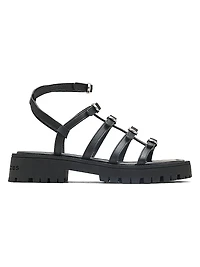 Kiki Leather Gladiator Sandals