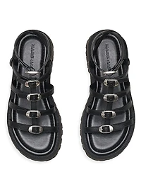 Kiki Leather Gladiator Sandals