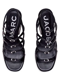 Kiki Leather Platform Pump Sandals