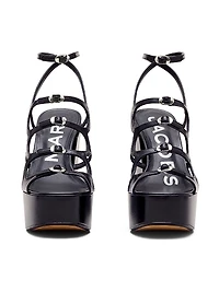 Kiki Leather Platform Pump Sandals