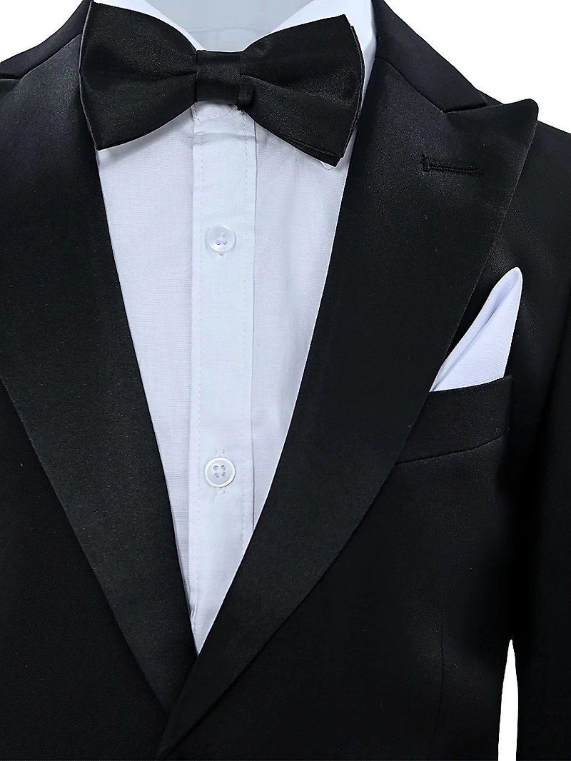 Baby Boy's, Little Boys & Boy's Peak Lapel Wool Suit