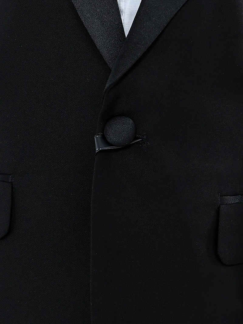 Baby Boy's, Little Boys & Boy's Peak Lapel Wool Suit