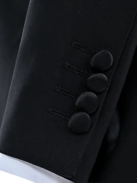 Baby Boy's, Little Boys & Boy's Peak Lapel Wool Suit