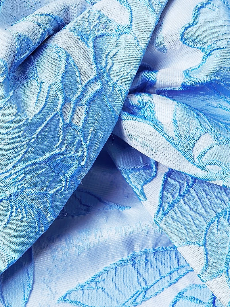 Jacquard Bow Gown