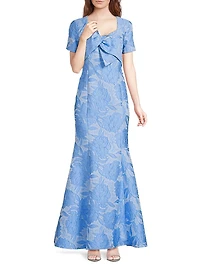 Jacquard Bow Gown