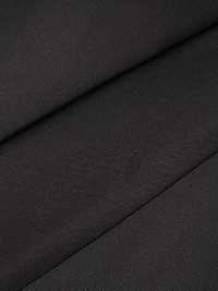 One-Shoulder Floral Appliqué Crepe Gown