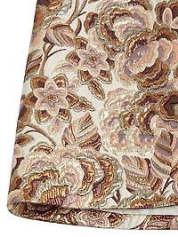 Apres L'hiver Matelasse' Rose Lurex Skirt