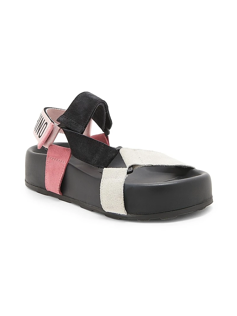 Sporty Leather Sandals
