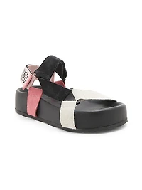 Sporty Leather Sandals