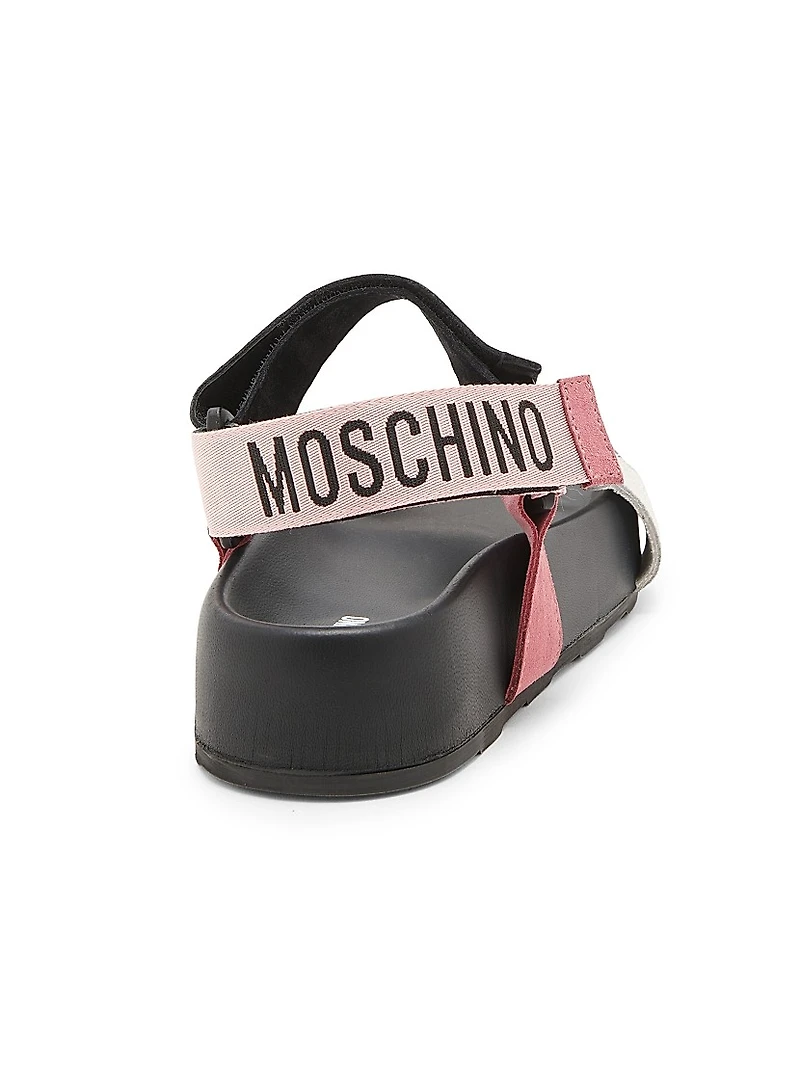 Sporty Leather Sandals