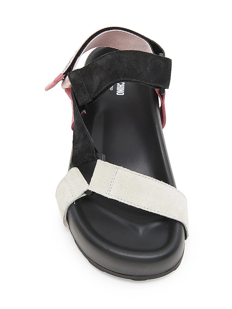 Sporty Leather Sandals