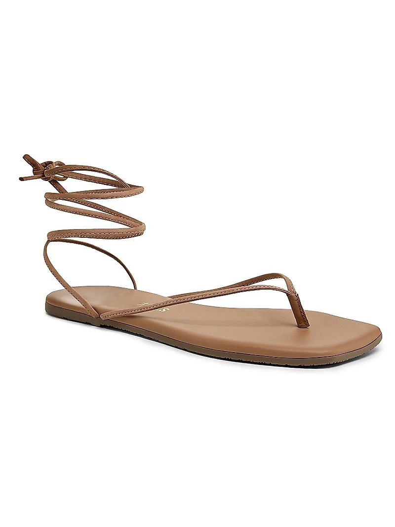 Lilu Leather Square Toe Sandals