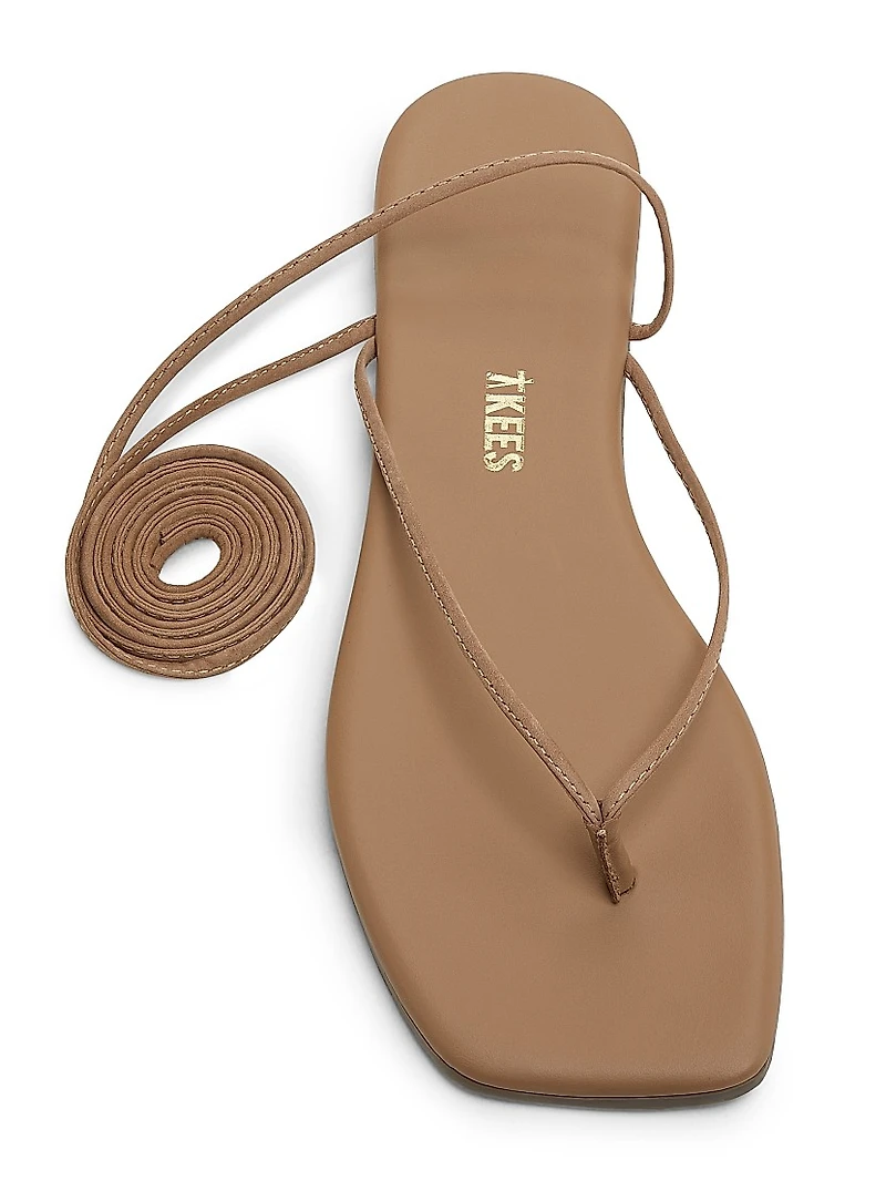 Lilu Leather Square Toe Sandals
