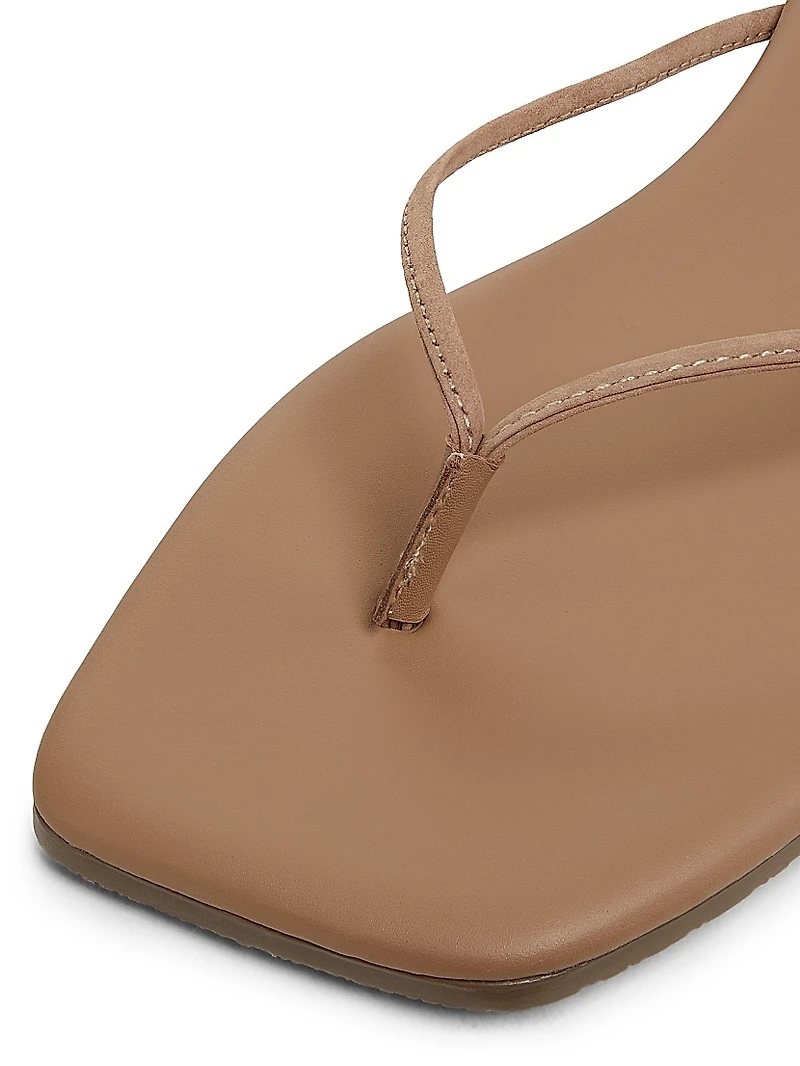 Lilu Leather Square Toe Sandals