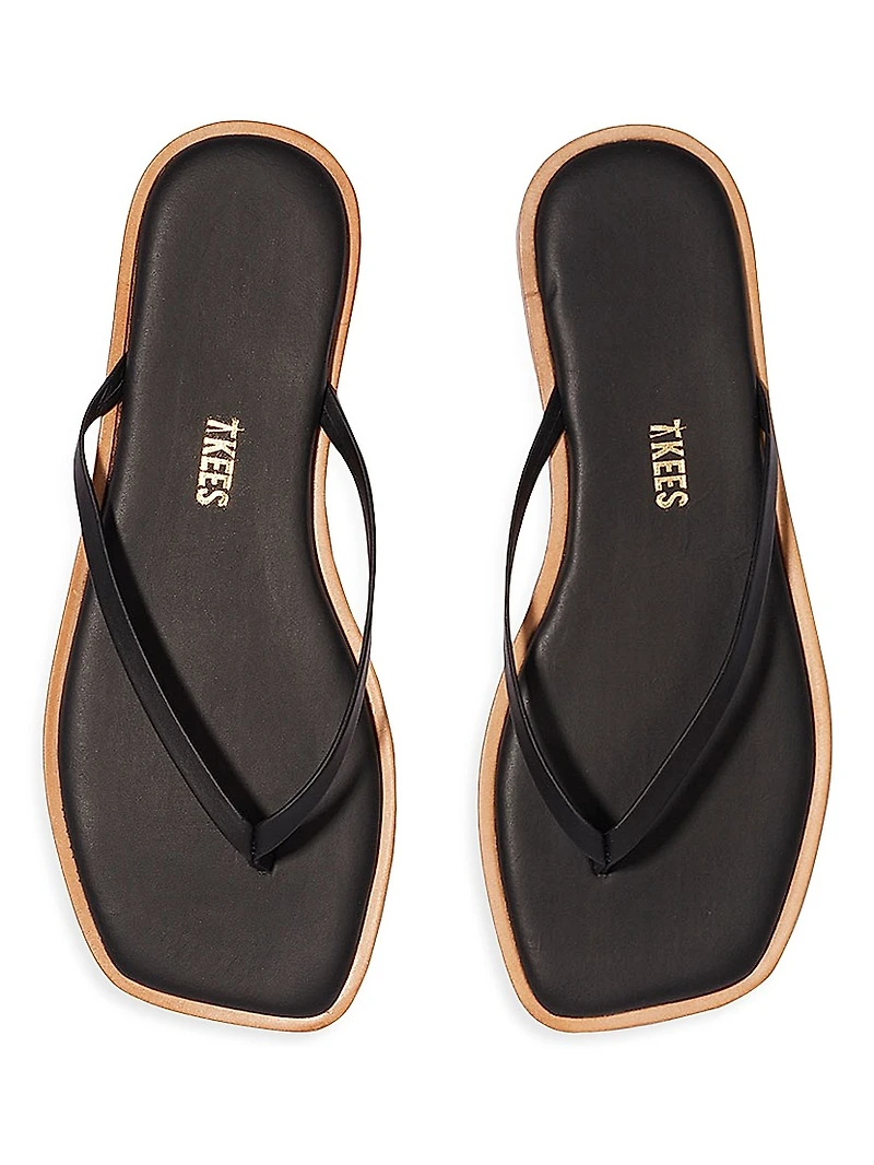 Dylan Leather Flip-Flops