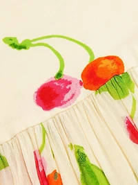 Cherry-Print Maxi Dress