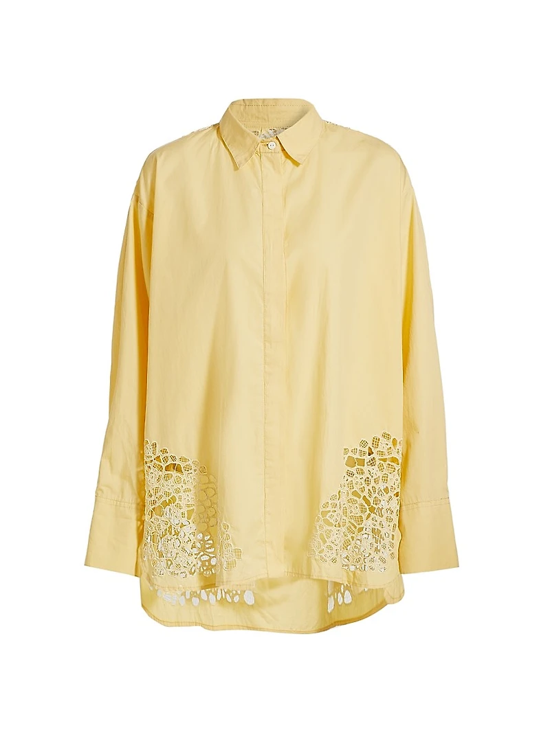 This Time Panelled Lace Shirt