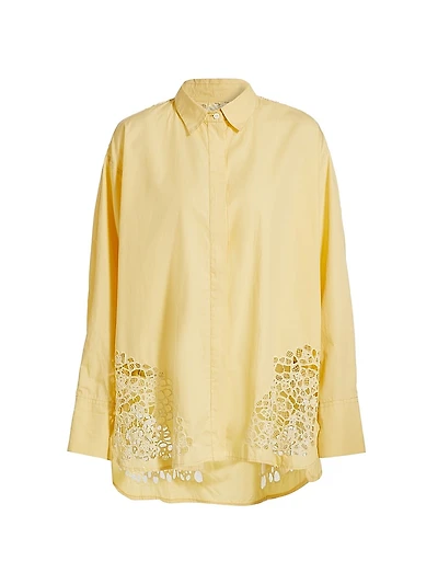 This Time Panelled Lace Shirt