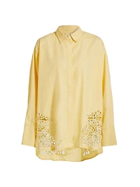 This Time Panelled Lace Shirt