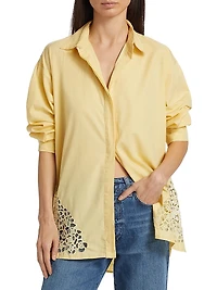 This Time Panelled Lace Shirt