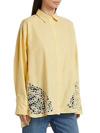 This Time Panelled Lace Shirt