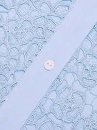 This Time Flat Collar Lace Shirt