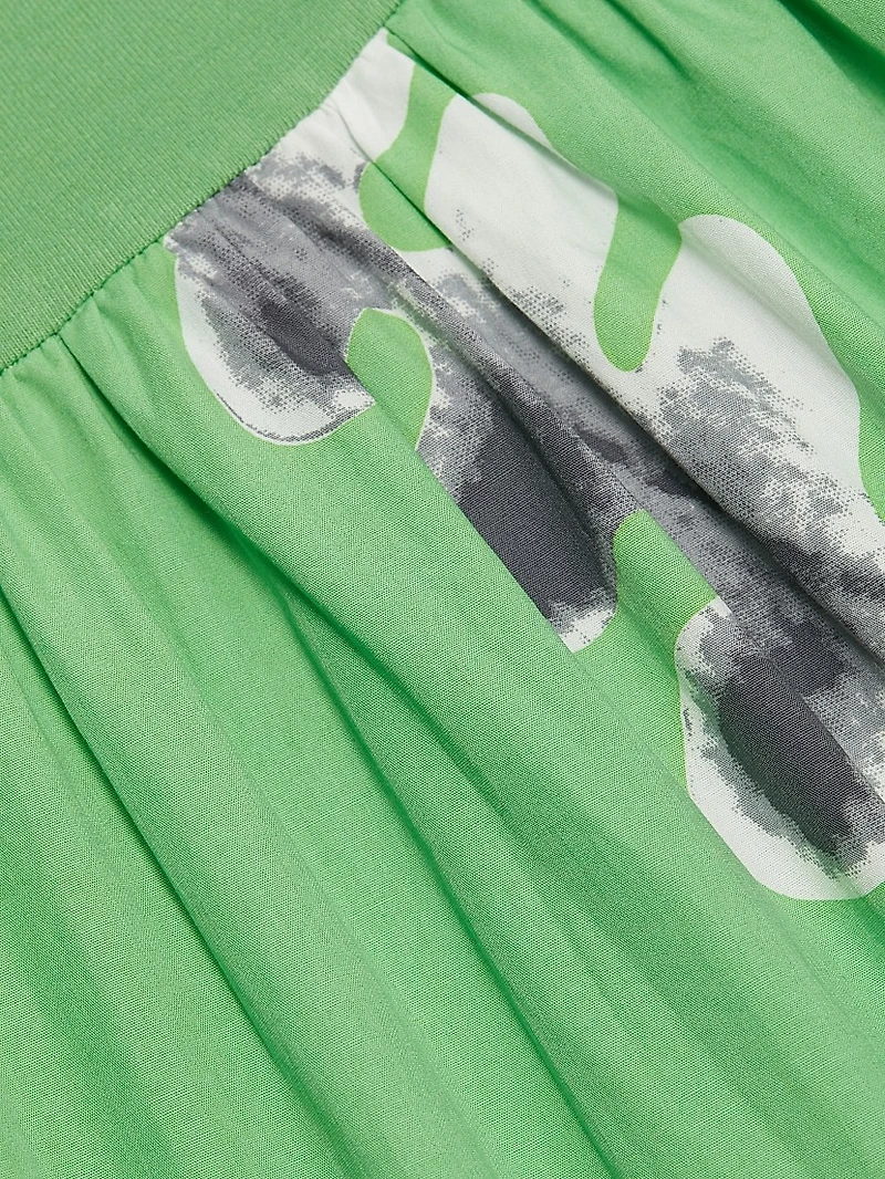 This Time Split-Bodice Belted Maxi-Dress