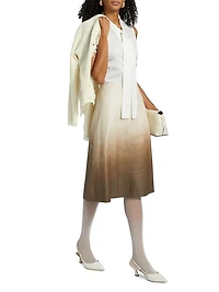 Ives Stretch Silk Sleeveless Blouse