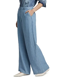 Claude Denim Wide-Leg Pants