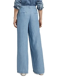 Claude Denim Wide-Leg Pants